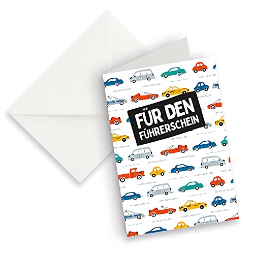 itenga XXL Klappkarte DIN A4 Für den Führerschein und XXL Briefumschlag - Grußkarte Glückwunschkarte zum Führerschein itenga XXL Klappkarte DIN A4 Für den Führerschein und XXL Briefumschlag - Grußkarte Glückwunschkarte zum Führerschein von itenga