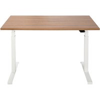 ith möbel EasyT elektrisch höhenverstellbarer Schreibtisch kirschbaum rechteckig, T-Fuß-Gestell weiß 120,0 x 80,0 cm ith möbel EasyT elektrisch höhenverstellbarer Schreibtisch kirschbaum rechteckig, T-Fuß-Gestell weiß 120,0 x 80,0 cm von ith möbel