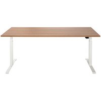 ith möbel EasyT elektrisch höhenverstellbarer Schreibtisch kirschbaum rechteckig, T-Fuß-Gestell weiß 180,0 x 80,0 cm ith möbel EasyT elektrisch höhenverstellbarer Schreibtisch kirschbaum rechteckig, T-Fuß-Gestell weiß 180,0 x 80,0 cm von ith möbel