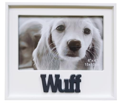 itsisa Bilderrahmen Hund Wuff 15x10 cm - Bilderrahmen Tier, Fotorahmen Holz, Holzrahmen, Rahmen, Foto itsisa Bilderrahmen Hund Wuff 15x10 cm - Bilderrahmen Tier, Fotorahmen Holz, Holzrahmen, Rahmen, Foto von itsisa