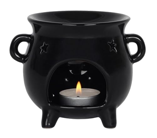 itsisa Gothic Hexenkessel mit Sternmotiv als Halloween Ölbrenner und Wachswärmer - Verdunster, Duftlampe, Aromalampe für Duftöl und Duftwachs, Deko itsisa Gothic Hexenkessel mit Sternmotiv als Halloween Ölbrenner und Wachswärmer - Verdunster, Duftlampe, Aromalampe für Duftöl und Duftwachs, Deko von itsisa