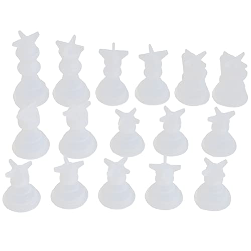 iubfegt Schach Form für Harz Silikon Schach Harz Form Schach Kristall Epoxid Guß Formen für DIY, das Geburtstag Geschenk Macht von iubfegt