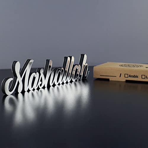 iwa concept Mashallah Silber | Heimdekoration oder islamische Dekoration für Tisch Regal Heimdekorationen Ramadan-Geschenke Eid-Dekorationen islamisches Ramadan-Geschenk Tischdekoration iwa concept Mashallah Silber | Heimdekoration oder islamische Dekoration für Tisch Regal Heimdekorationen Ramadan-Geschenke Eid-Dekorationen islamisches Ramadan-Geschenk Tischdekoration von iwa concept