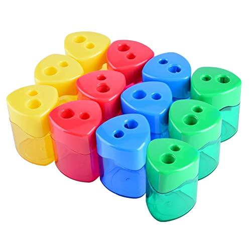 Iwobi 12 Stück Manueller Bleistiftspitzer, Anspitzer Bleistift Spitzer, Anspitzer Kinder, Anspitzer Mit Behälter, Für Schule Büro Kinder Studenten Reisen-4 Farben Iwobi 12 Stück Manueller Bleistiftspitzer, Anspitzer Bleistift Spitzer, Anspitzer Kinder, Anspitzer Mit Behälter, Für Schule Büro Kinder Studenten Reisen-4 Farben von iwobi