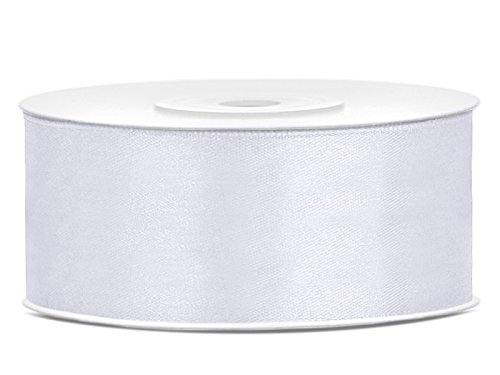 Satinband Dekoband 25 mm breit, Weiß, 0.6 Satinband Dekoband 25 mm breit, Weiß, 0.6 von jakopabra