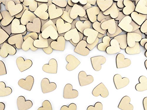Streudeko Herzen aus Holz 50 Stück/Konfetti aus Holz Herzchen/Streudeko Hochzeit Streudeko Herzen aus Holz 50 Stück/Konfetti aus Holz Herzchen/Streudeko Hochzeit von jakopabra