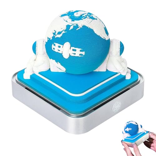 3D Kalender 2026 Abreißen, Kreative Papierskulptur Kalender Abreißblock Tischkalender Notizblock Papierskulptur Geschenk Desktop Ornament Für Aufzeichnen, Planen Und Verfolgen von jamgeery