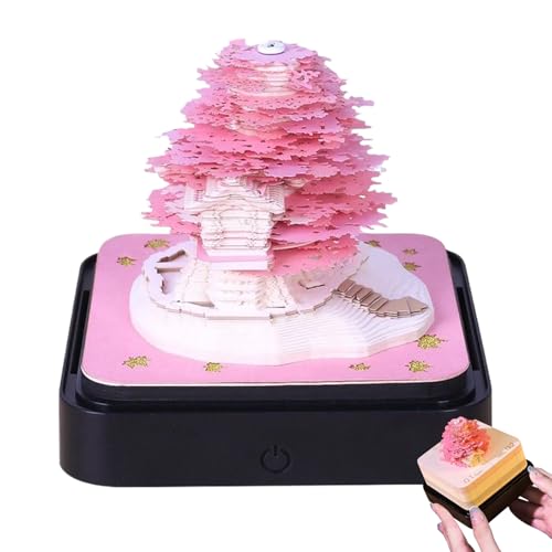 3D Kalender 2026 Abreißen, Kreative Papierskulptur Kalender Abreißblock Tischkalender Notizblock Papierskulptur Geschenk Desktop Ornament Für Aufzeichnen, Planen Und Verfolgen von jamgeery