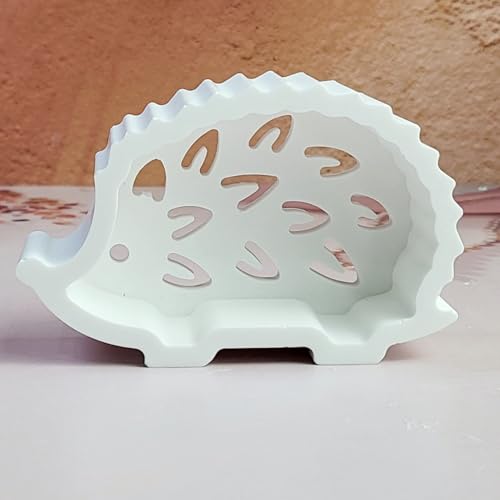 Igel Silikonformen Gießforme, 3D Tier Silikonform Igel Seifenform Epoxidharz Formen Herbst Kerzenformen Zum Gießen Backform Heimdekoration Für Kerzen Gips von jamgeery
