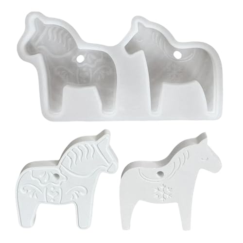 Silikonformen Gießformen Horse, Tier Silikon Kerzenform Gipsformen Zum Gießen Epoxidharz Formen Handgefertigter Für Bastelarbeiten, Gips, Kunsthandwerk von jamgeery