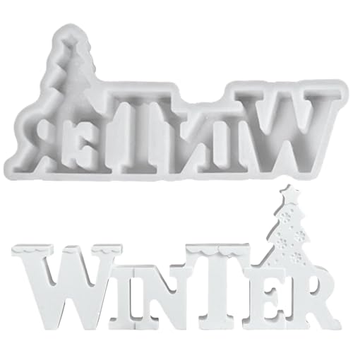 Silikonformen Gießformen Weihnachtsbaum, Weihnachten Wort Schild Formen Kerzenhalter Gips Zum Gießen Kerzen Gießformen Epoxidharz Formen Für Sojawachs Kerzen, Seife, Handwerk, 19.1x9.3x2.2cm Silikonformen Gießformen Weihnachtsbaum, Weihnachten Wort Schild Formen Kerzenhalter Gips Zum Gießen Kerzen Gießformen Epoxidharz Formen Für Sojawachs Kerzen, Seife, Handwerk, 19.1x9.3x2.2cm von jamgeery