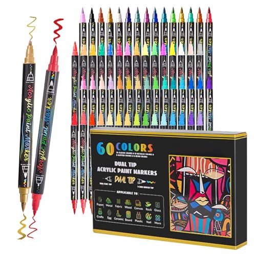 jamgeery Malbuch Marker,Journaling Marker | 60 Farben Feine & Pinselspitze Malstift-Set Für Holz Stoff Kunstprojekte jamgeery Malbuch Marker,Journaling Marker | 60 Farben Feine & Pinselspitze Malstift-Set Für Holz Stoff Kunstprojekte von jamgeery