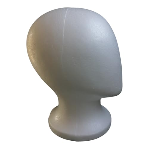 jamgeery Styroporkopf, Mannequin Köpfe Perücke Stand, Perückenhalter Perückenständer Puppenkopf aus Styropor Hut-Ständer für Mützen, Kopfhörer, Haarzubehör und Perücken jamgeery Styroporkopf, Mannequin Köpfe Perücke Stand, Perückenhalter Perückenständer Puppenkopf aus Styropor Hut-Ständer für Mützen, Kopfhörer, Haarzubehör und Perücken von jamgeery