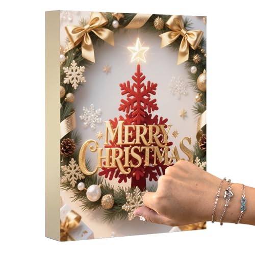 jamgeery Weihnachts Adventskalender,25-Tage Weihnachts Schmuck-Set Mit Halskette | Armbänder und Anhänger und Accessoires Charm Ohrringe für saisonale Feiertage wie Thanksgiving Valentinstag jamgeery Weihnachts Adventskalender,25-Tage Weihnachts Schmuck-Set Mit Halskette | Armbänder und Anhänger und Accessoires Charm Ohrringe für saisonale Feiertage wie Thanksgiving Valentinstag von jamgeery