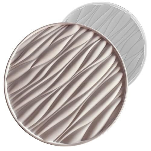 Japleed Große runde Harz-Tablett-Formen mit Wellen-Design, 30 cm Ablageschale, Silikonform für Epoxidharz, einzigartige Harz-Beton-Zementformen für Schmuck, Teller, Servierbrett, Badezimmer Japleed Große runde Harz-Tablett-Formen mit Wellen-Design, 30 cm Ablageschale, Silikonform für Epoxidharz, einzigartige Harz-Beton-Zementformen für Schmuck, Teller, Servierbrett, Badezimmer von japleed