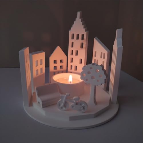 Japleed Silikonformen für Kerzenhalter in Hausform, hohl, Baum, runde Form für Epoxidharz, Beton, Gips, Gips, DIY, einzigartige Heimdekoration, Kunst, Handwerk, Geschenk, Harz-Zubehör Japleed Silikonformen für Kerzenhalter in Hausform, hohl, Baum, runde Form für Epoxidharz, Beton, Gips, Gips, DIY, einzigartige Heimdekoration, Kunst, Handwerk, Geschenk, Harz-Zubehör von japleed