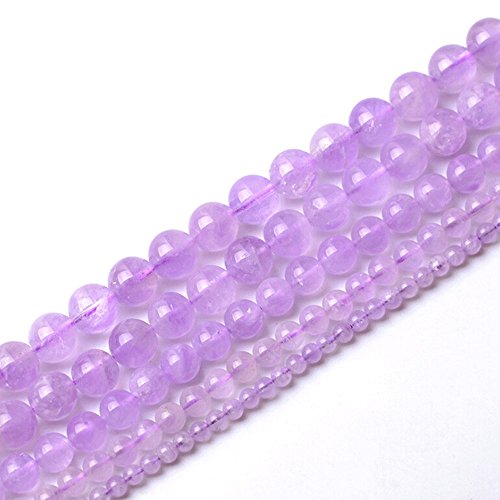 jartc Perlen Für Energie Armbänder Yoga Armband Armband DIY Natürliche Lavendel Amethyst 45 Stück, 34 CM, 8 mm von jartc