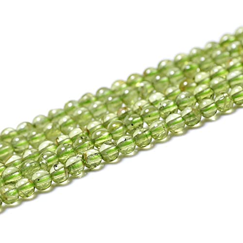 jartc Perlen Für Energie Armbänder Yoga Armband Armband DIY Natürliche Perlen Peridot Olivine 92 Stück, 34 CM, 4 mm von jartc