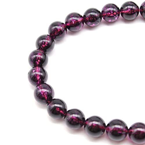 jartc Perlen Für Energie Armbänder Yoga Armband Armband DIY Natürliche Perlen Rose Platzen Blume Quarz 45 Stück, 34 CM, 8 mm von jartc
