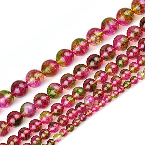 jartc Perlen Für Energie Armbänder Yoga Armband Armband DIY Natürliche Wassermelonenquarz 45 Stück, 34 CM, 8 mm jartc Perlen Für Energie Armbänder Yoga Armband Armband DIY Natürliche Wassermelonenquarz 45 Stück, 34 CM, 8 mm von jartc