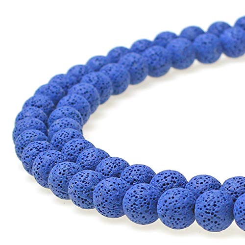 jartc Perlen Für Energie Armbänder Yoga Armband Armband DIY Natürlichen Dunkelblau Lava Perlen Lavastein 38 Stück, 34 cm, 10 mm jartc Perlen Für Energie Armbänder Yoga Armband Armband DIY Natürlichen Dunkelblau Lava Perlen Lavastein 38 Stück, 34 cm, 10 mm von jartc