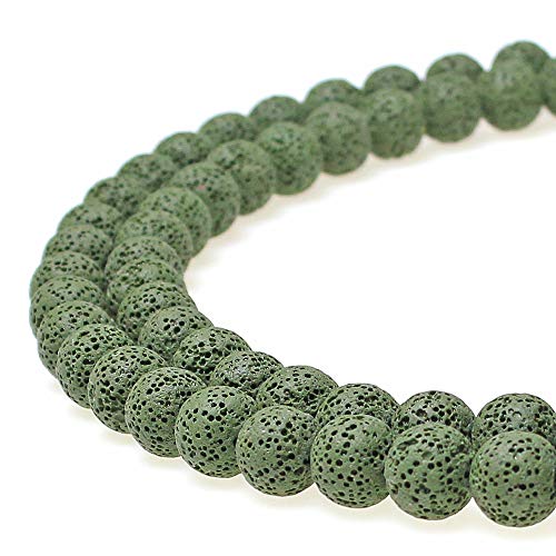 jartc Perlen Für Energie Armbänder Yoga Armband Armband DIY Natürlichen Grün Lava Perlen Lavastein 60 Stück, 34 cm, 6 mm jartc Perlen Für Energie Armbänder Yoga Armband Armband DIY Natürlichen Grün Lava Perlen Lavastein 60 Stück, 34 cm, 6 mm von jartc