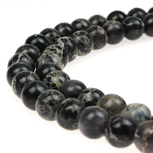 jartc Perlen Für Energie Armbänder Yoga Armband Armband DIY Perlen Schwarz Kaiserlicher Jaspis 95 Stück, 34 cm, 4 mm jartc Perlen Für Energie Armbänder Yoga Armband Armband DIY Perlen Schwarz Kaiserlicher Jaspis 95 Stück, 34 cm, 4 mm von jartc