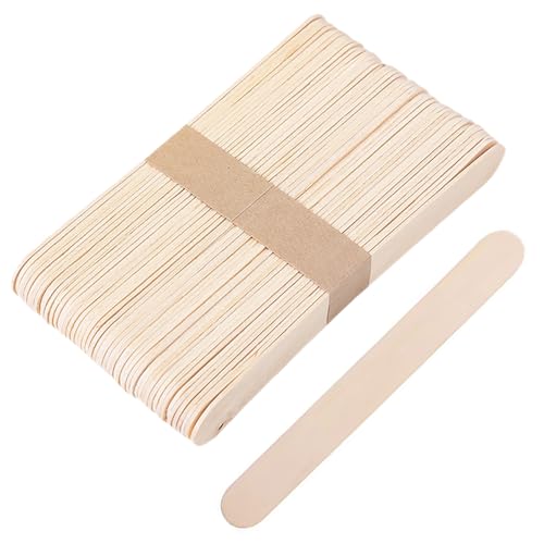 jatimdotin 50 Stück Eisstiele Holz, 15x1,8cm Holzstäbchen zum Basteln, Eisstiele Holzspatel, Eisstäbchen Holz, Spatel für Kosmetik, Wachsen, Holzspachtel, Bastel Zubehör jatimdotin 50 Stück Eisstiele Holz, 15x1,8cm Holzstäbchen zum Basteln, Eisstiele Holzspatel, Eisstäbchen Holz, Spatel für Kosmetik, Wachsen, Holzspachtel, Bastel Zubehör von jatimdotin