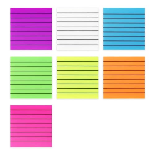 1500 Blatt buntes Notizpapier, 7,6 x 7,6 cm breit, liniert, selbstklebend, Notizpapier, Erinnerungen an Kühlschränken, Notizbuch, Kalender, Planer 1500 Blatt buntes Notizpapier, 7,6 x 7,6 cm breit, liniert, selbstklebend, Notizpapier, Erinnerungen an Kühlschränken, Notizbuch, Kalender, Planer von jdstty