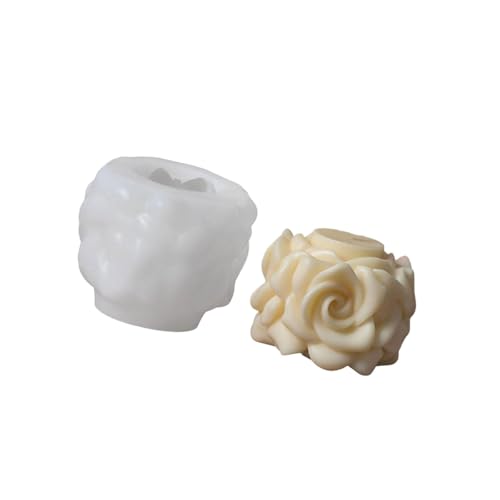 3D-Blumen-Zylinder-Silikonformen, Epoxidharz, Silikonformen für Heimdekoration, Seifenherstellung von jdstty