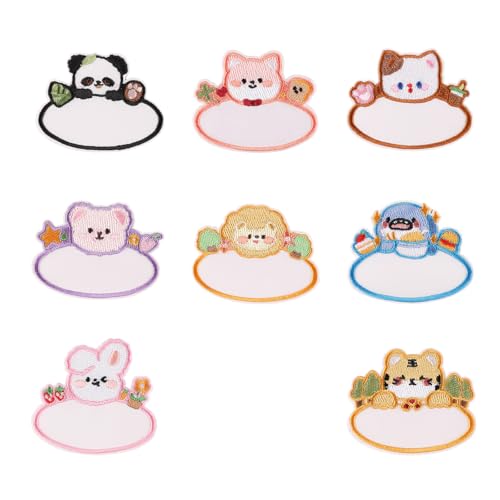 8 PCs Cartoon Animal Blanks Name Eisen Auf Flecken Applique Patches Panda Stickflicke Für Jeans Bag Dekoration 8 PCs Cartoon Animal Blanks Name Eisen Auf Flecken Applique Patches Panda Stickflicke Für Jeans Bag Dekoration von jdstty