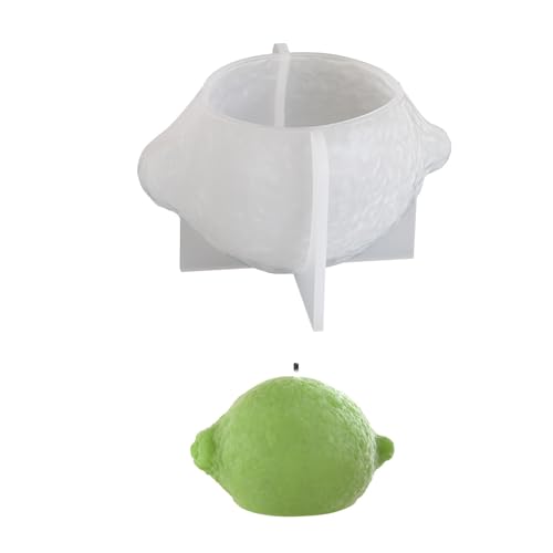 Mehrzweck-Silikonform für 3D-Zitronenform, Duftseife und Epoxidharze, Kunst-, Bastelprojekte Mehrzweck-Silikonform für 3D-Zitronenform, Duftseife und Epoxidharze, Kunst-, Bastelprojekte von jdstty
