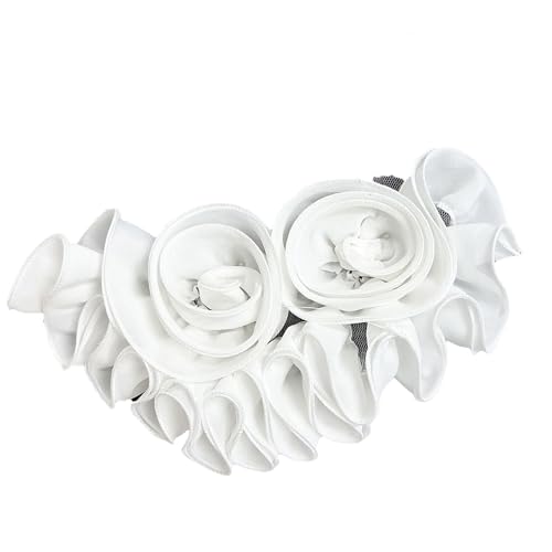 Polyester-Blumen-Stickerei-Aufnäher, einzigartig, stilvoll, handgefertigt, Bekleidungsaufnäher für Kleidungs-Upgrades von jdstty