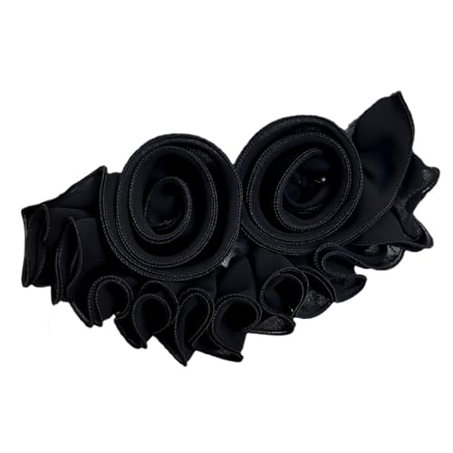 Polyester-Blumen-Stickerei-Aufnäher, einzigartig, stilvoll, handgefertigt, Bekleidungsaufnäher für Kleidungs-Upgrades von jdstty