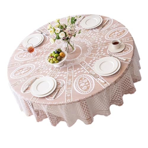 Spitze Weißer Esstisch Stoffstile Runder Tisch Quadratisch Tisch Nachtisch Schreibtisch Foto Hintergrund Tuch Tischdecke Dekoration von jdstty