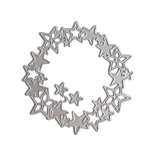 Star Metall-Stanzformen, rund, Sternrahmen, Stanzformen, Prägeschablonen für Scrapbooking, Alben, Karten, Fotodekorationen Star Metall-Stanzformen, rund, Sternrahmen, Stanzformen, Prägeschablonen für Scrapbooking, Alben, Karten, Fotodekorationen von jdstty
