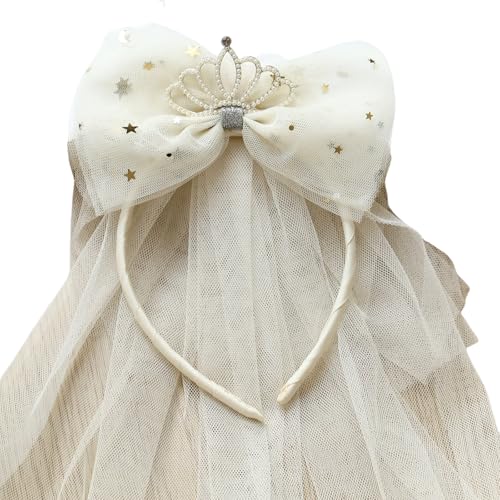 jdstty Bequemes Stirnband mit Schleife und Netzstoff, für Geburtstagsparty, Kopfschmuck für Kinder im Alter von 1–8 Jahren zum Verkleiden von Veranstaltungen jdstty Bequemes Stirnband mit Schleife und Netzstoff, für Geburtstagsparty, Kopfschmuck für Kinder im Alter von 1–8 Jahren zum Verkleiden von Veranstaltungen von jdstty