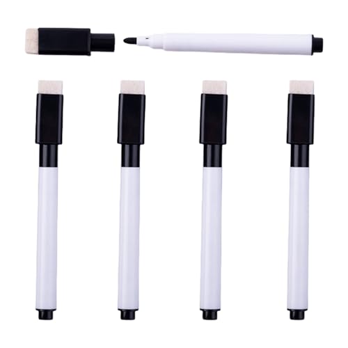 1/5 PCs Whiteboard Markierungen Wischen Sie Geknallte Stift Mit Schnell Trocknendem Whiteboard Stift Saubere Marker Für Büroschule Zu Hause von jebyltd