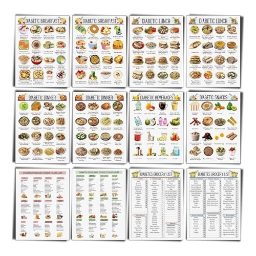 12pcs Diabete Food Chart Mahlzeitplaner Diabetiker Gesunder Lebensmittelhandbuch Für Lebensmittel. 12pcs Diabete Food Chart Mahlzeitplaner Diabetiker Gesunder Lebensmittelhandbuch Für Lebensmittel. von jebyltd