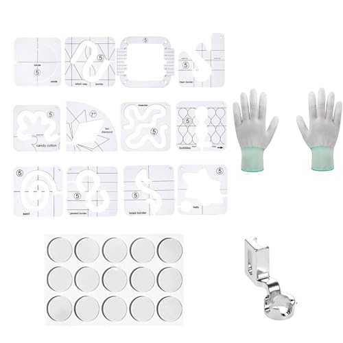 15 PCs Frees Motion Quilting Vorlage Set Quilt Schabl 15 PCs Frees Motion Quilting Vorlage Set Quilt Schabl von jebyltd