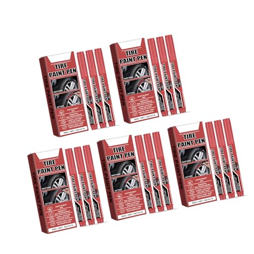 15pcs Auto Reifenmarker Stift Für Kratzerreparatur Rötung Reifenfarbe Stift Schnell Trocknende Wasserfeste Temperaturbeständige Marker 15pcs Auto Reifenmarker Stift Für Kratzerreparatur Rötung Reifenfarbe Stift Schnell Trocknende Wasserfeste Temperaturbeständige Marker von jebyltd