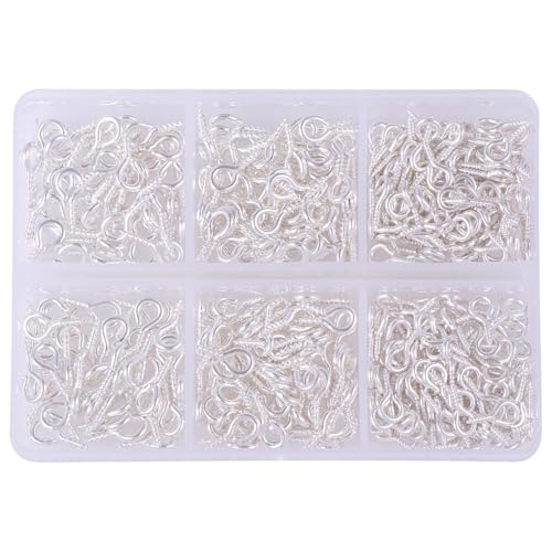 200pcs Schrauben Augennadel In 3 Größe Augenschraube Haken Eyelett von jebyltd