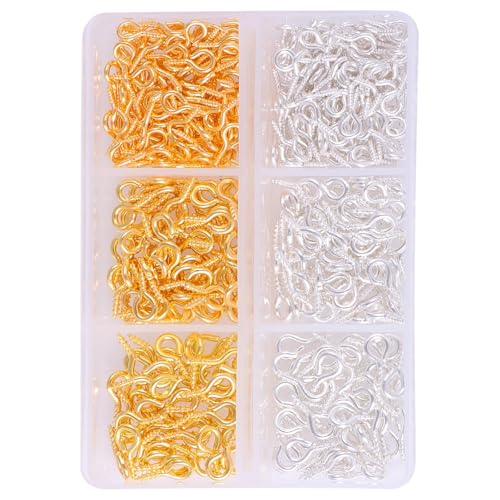 200pcs Schrauben Augennadel In 3 Größe Augenschraube Haken Eyelett von jebyltd