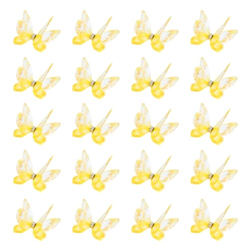 20pieces Butterfly Applizes Stickerei Schmetterlingsnähte Auf Flecken Zum Nähen Von Handwerkskleider Kleidung Verzierungen Verzierungen von jebyltd