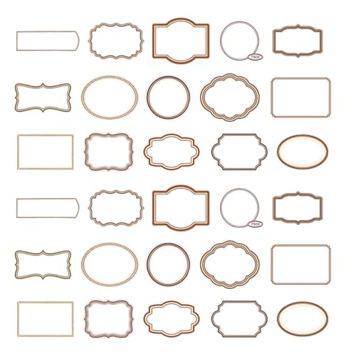 30 PCs Vintage Bilderrahmen Scrapbook Frames Scrapbooking Supplies Dekorative Rahmen Für Kunsthandwerk Journaling Notebook 30 PCs Vintage Bilderrahmen Scrapbook Frames Scrapbooking Supplies Dekorative Rahmen Für Kunsthandwerk Journaling Notebook von jebyltd