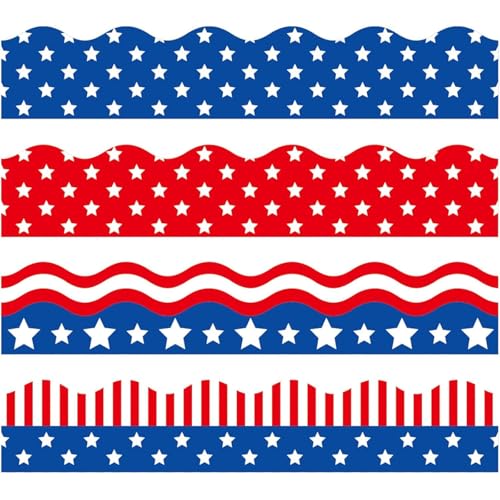 4.59 Fuß Independence Day Border Aufkleber Für Klassenzimmer Und Partys Dekoration Whiteboard Grenzverkleidung Wandaufkleber 4.59 Fuß Independence Day Border Aufkleber Für Klassenzimmer Und Partys Dekoration Whiteboard Grenzverkleidung Wandaufkleber von jebyltd
