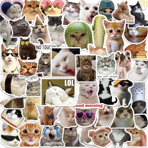 50pcs Katzen Aufkleber Kinder Belohnung Aufkleber Cartoon Animal Für Wasserflasche Pen Case Journal Laptop Snowboard Notebook 50pcs Katzen Aufkleber Kinder Belohnung Aufkleber Cartoon Animal Für Wasserflasche Pen Case Journal Laptop Snowboard Notebook von jebyltd