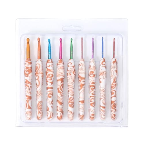 9pcs Anfänger Häkchen Haken 2mm-6mm Ergonomische Häkelhaken Ergonomische Griffnadel Zum Häkeln Des Projekts Anfänger 9pcs Anfänger Häkchen Haken 2mm-6mm Ergonomische Häkelhaken Ergonomische Griffnadel Zum Häkeln Des Projekts Anfänger von jebyltd