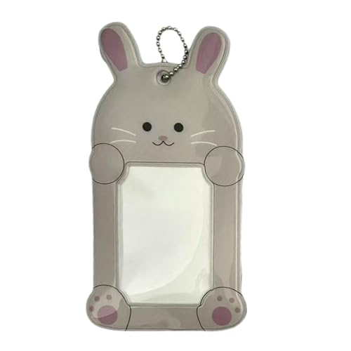 Animal Photo Card Sleeve Mit Kette 3inch Photokardschutzabdeckungen PVC Kartenhülsen Für Schlüsselrucksäcke Charm Travel Photo Protector von jebyltd