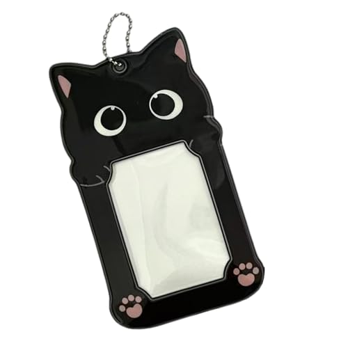 Animal Photo Card Sleeve Mit Kette 3inch Photokardschutzabdeckungen PVC Kartenhülsen Für Schlüsselrucksäcke Charm Travel Photo Protector von jebyltd
